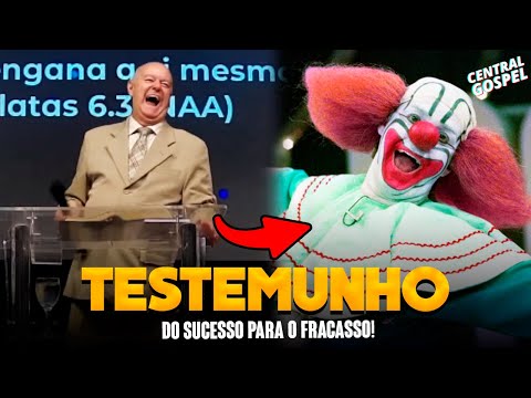 É DE ARREPIAR O TESTEMUNHO DESSE PASTOR! DO SUCESSO PARA O FRACASSO!
