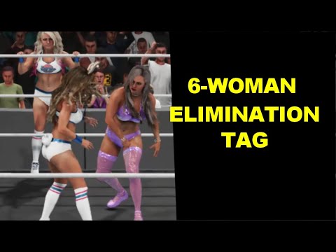 WWE 2K19 Alexa Bliss & Carmella & Anna Dyer vs Dana Brooke & Medusa & Isabela - Elimination Tag