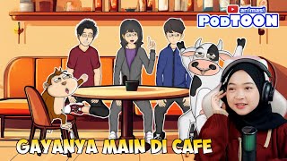 Download lagu YUK BANG NONGKRONG DI KAFE, BELI KOPI YANG ADA NAMANYA ! - Maya Nadia Reaction Animasi Podtoon mp3