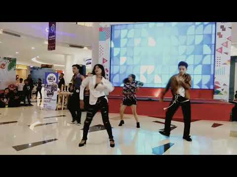 KARD - Intro + Bomb Bomb + Dumb Litty Dance Cover by BLANX At K-FEST 2019 Atrium Icon Mall, Gresik