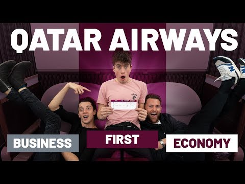 FIRST CLASS SURPRISE - Qatar Airways in all 3 classes | First vs Business vs Economy