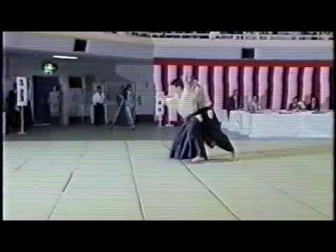 Shoji Seki Sensei at the 32nd All-Japan Aikido Embutaikai.