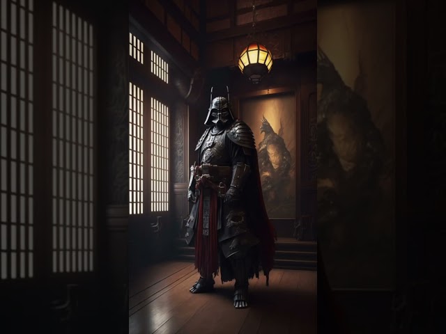 Vídeo relacionado con Star Wars Darth Vader Japanese Samurai Art Style Celebration Camiseta