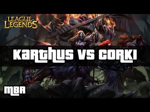 PentaKill Karthus Vs Corki - Mid Lane - Season 6 - League Of Legends - HD