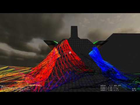 Cloth simulation demonstration video