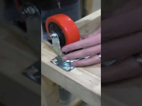 Installing Casters #Shorts