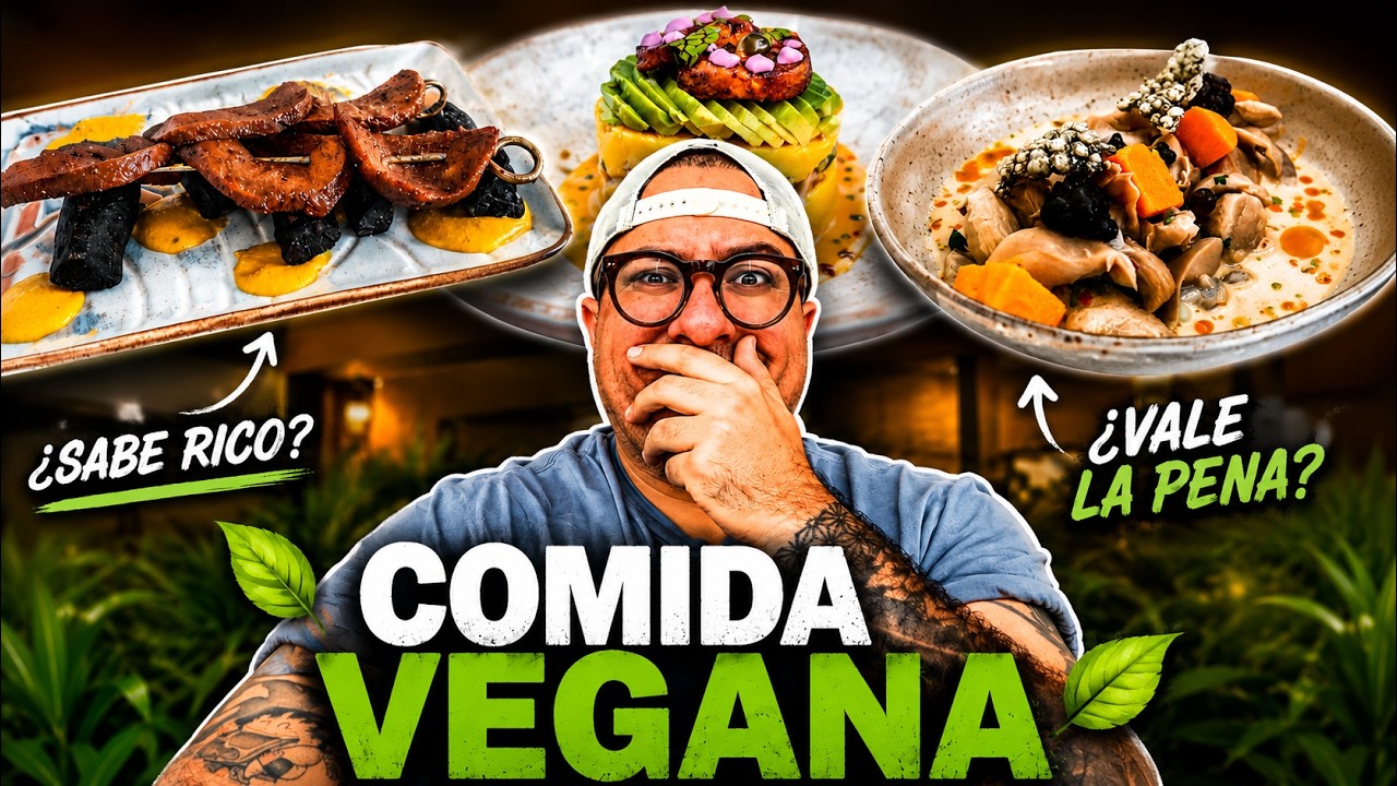¡PROBANDO COMIDA VEGANA POR PRIMERA VEZ! | elcholomena