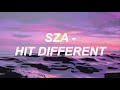sza - hit different ft. ty dolla $ign (slowed down w/ lyrics) sza - hit different ft. ty dolla $ign (slowed down w/ lyrics)