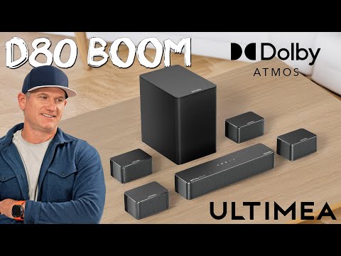Ultimea Poseidon D80 "Boom" - 7.1 Soundbar System