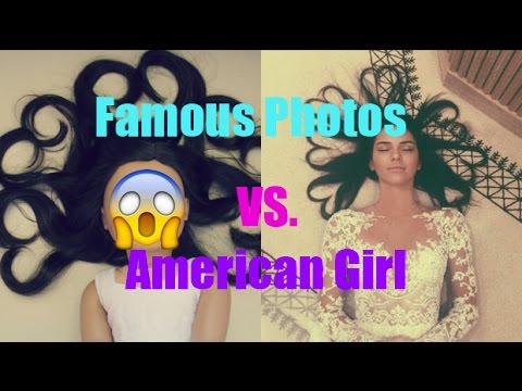 Recreating famous instagram photos WITH AMERICAN GIRL DOLLS!
