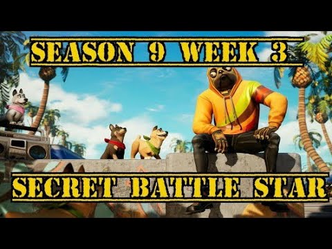 Fortnite Season 9 week 3 Secret Battle star location