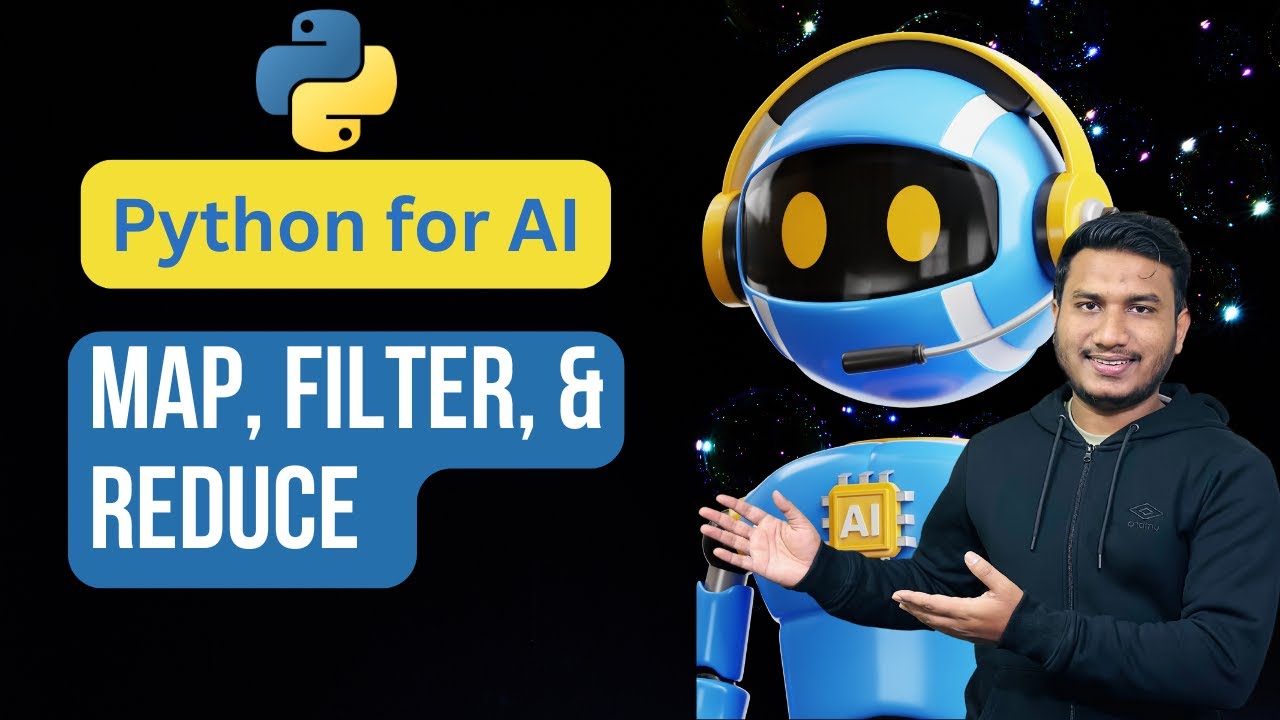 map, filter, & reduce - Higher Order Functions | Python for AI #57