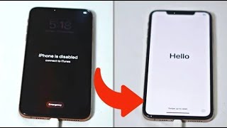 Fix "iPhone is Disabled Connect to iTunes" | Easy Fix