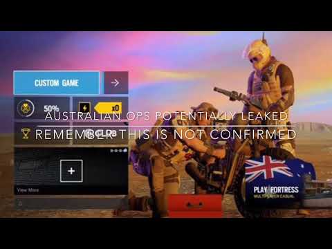 *LEAK* AUSTRALIAN OPERATORS LEAKED Y4S1 (Tom Clancy’s Rainbow Six Siege) MOZZIE and GRIDLOCK