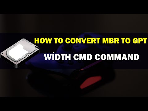 How to Convert MBR to GPT During Windows Installation (Diski MBR den GPT nasıl çeviririz ) Video
