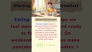 English Shadowing: Starting the Day with Breakfast!