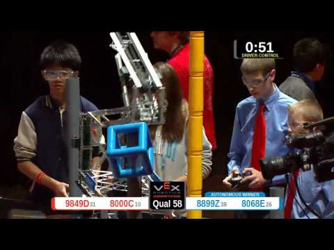 2015 VRC-MS Spir Q58 -  (9849D 8899Z) 35-Spirit Div-VRC Middle School-VEX Worlds 2015