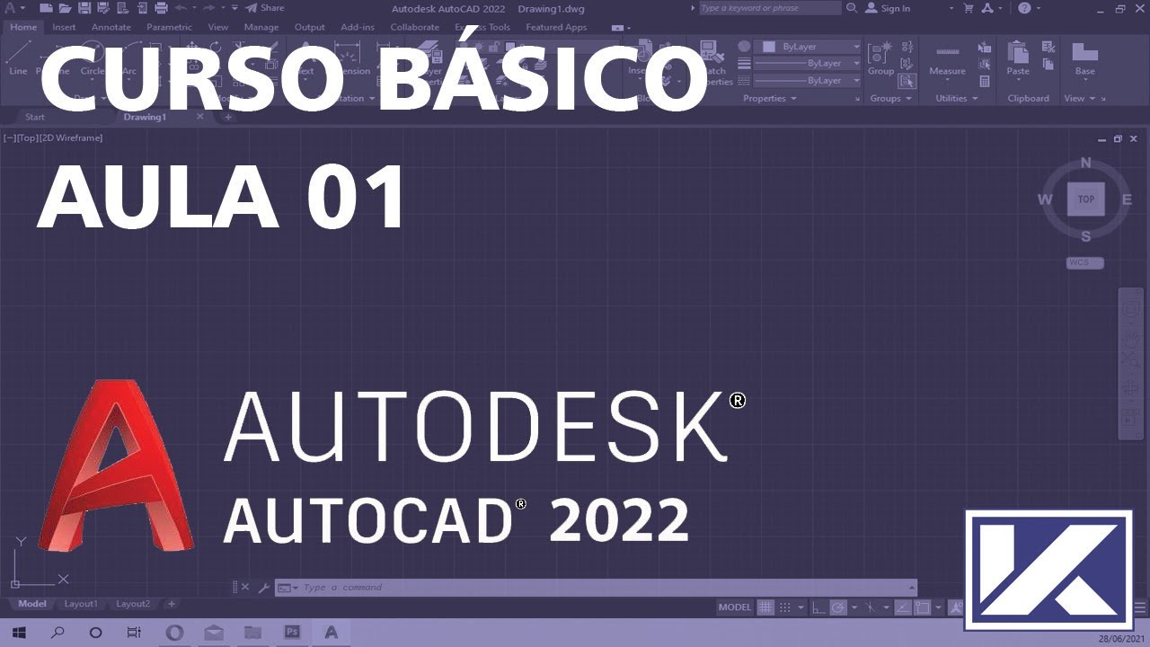 Curso Básico de AutoCAD 2022 | Aula 01