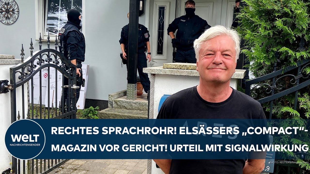 DEUTSCHLAND: „Compact“-Magazin erneut vor Gericht! Das rechte Sprachrohr hofft auf Freispruch!