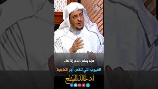 العيوب التي تنقص أجر الأضحية image