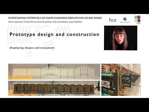 [Preview] Investigating Potentials of Shape-Changing Displays for Sound Zones