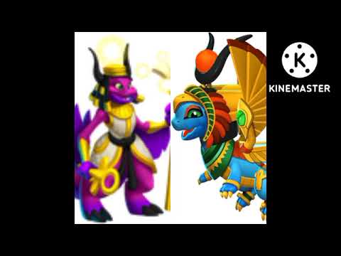 الفرق بين بعض تصاميم Dragon ML وDragon City