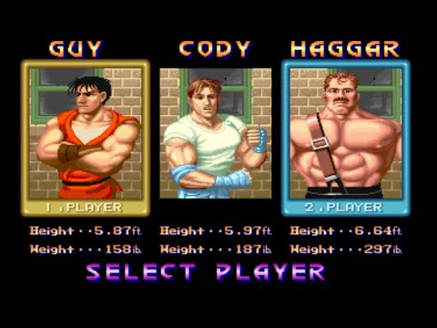 Final Fight (Guy) Longplay || Mame Arcade Test Play Game Retro Game