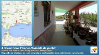 preview picture of video '4 dormitorios 2 baños Vivienda de pueblo en Outside The Town In The Country, Almachar, Malaga'