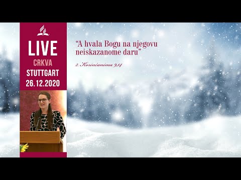 Ivana Kostadinović Gigić, Fellbach 26.12.2020 - ,,Nevolja, sinonim za blagoslov."