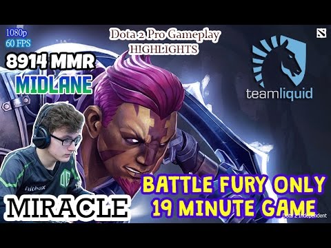Miracle Playing Anti Mage Build Only Battle Fury - 19 Minute Gaming