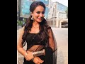 Surbhi In Black Saree
