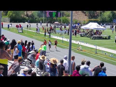 2021 CIF SS Prelims girls 100m heat 2