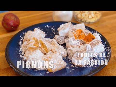 Loukoums en 5 ingrédients, ultra simples : fruits de la passion ou pignons