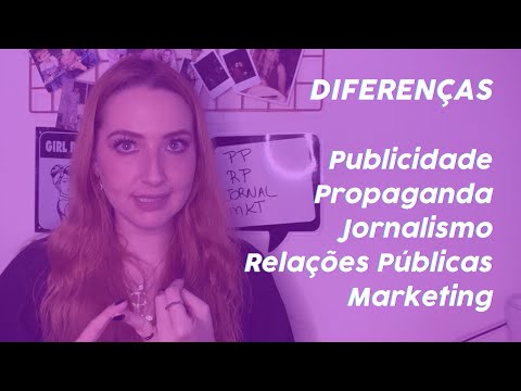 Diferença entre Publicidade, Propaganda, Jornalismo, Relações Públicas e Marketing