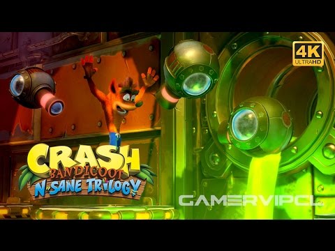 Crash Bandicoot N Sane Trilogy  4K HDR Gameplay PS4 Pro