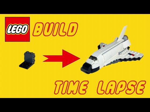 LEGO Space Shuttle Build Time Lapse! 31134