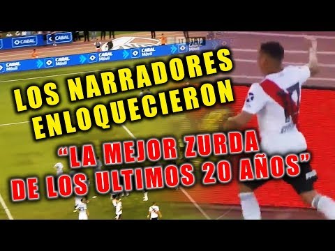 THIS IS HOW JUAN FERNANDO QUINTERO'S GREAT GOAL VS RACING WAS REPORTED IN ARGENTINA