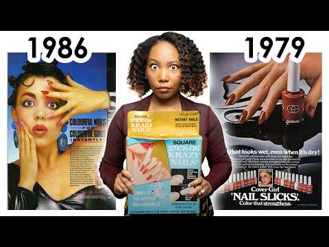 Doing My Nails With VINTAGE Nail Kits