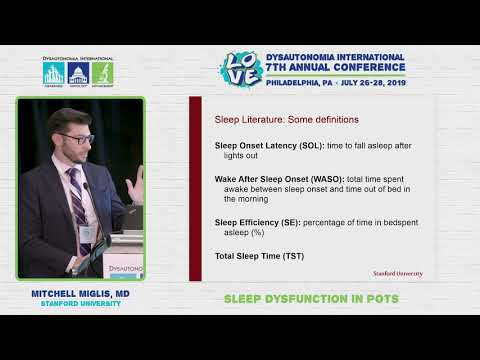 Sleep Dysfunction in POTS - Mitchell Miglis, MD