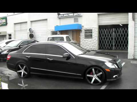 877-544-8473 20" Inch Ruff Racing R1 Machine Black 2012 Mercedes E-Class Rims Call us Today!