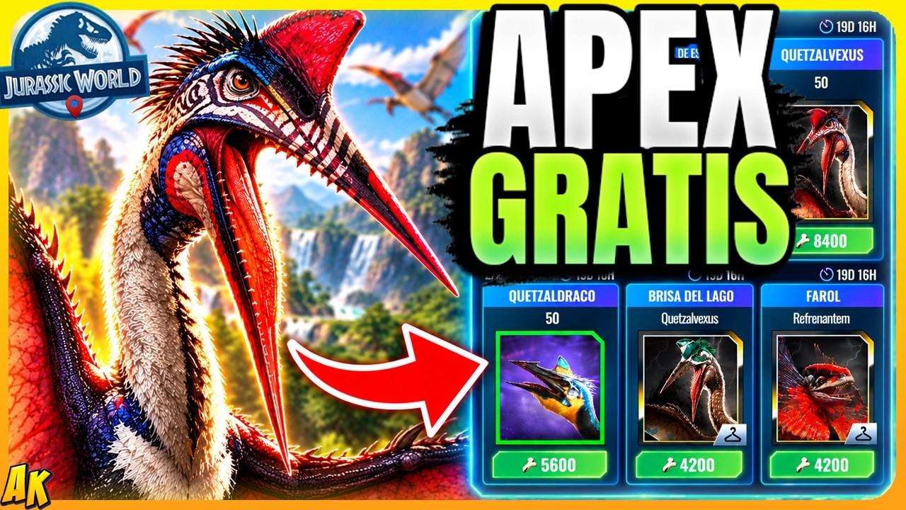 🔥 ¡TODAS las FORMAS de DESBLOQUEAR GRATIS al QUETZALVEXUS! | NUEVO EVENTO – Jurassic World Alive