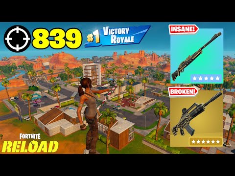 839 Elimination Solo "RELOAD” Gameplay Wins (Fortnite Chapter 7 PS5 Controller)