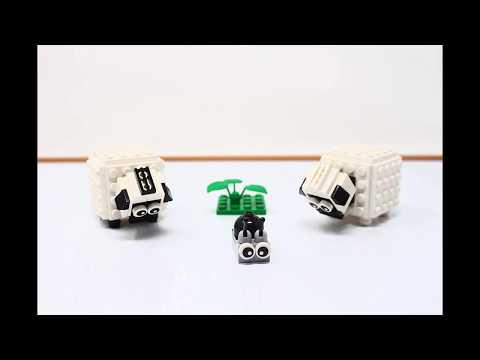 Lego stop motion (squabbling sheep)