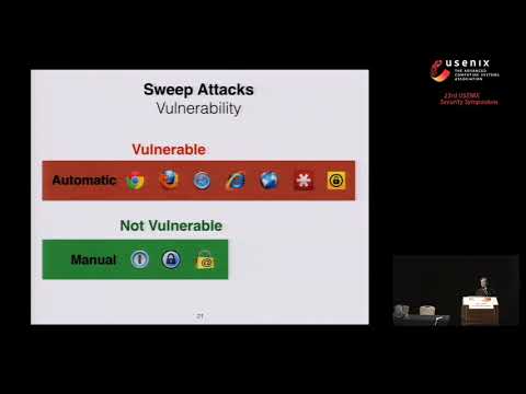 USENIX Security '14 - Password Managers: Attacks and Defenses