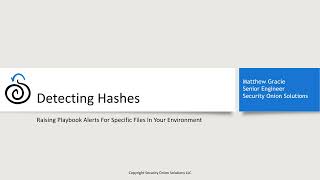 Detecting Hashes in Security Onion