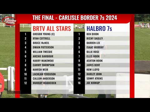 CARLISLE BORDER 7s FINAL - BRTV ALL STARS v HALBRO 7s - 1.6.24