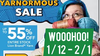Joann’s Fabrics SALES 1/12 - 2/1 flyer walkthrough #joannfabric #yarnshopping #yarnormous continues!
