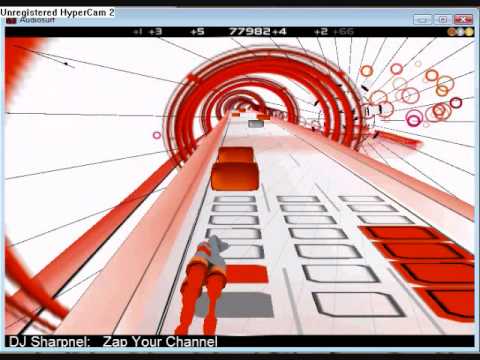 (AudioSurf)Zap Your Channel - Dj Sharpnel.wmv