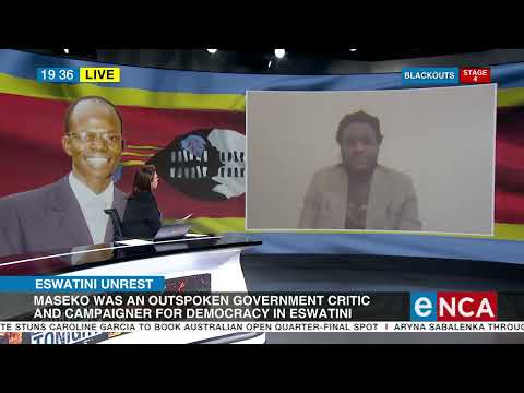 eSwatini Unrest Human rights lawyer Thulani Maseko killed