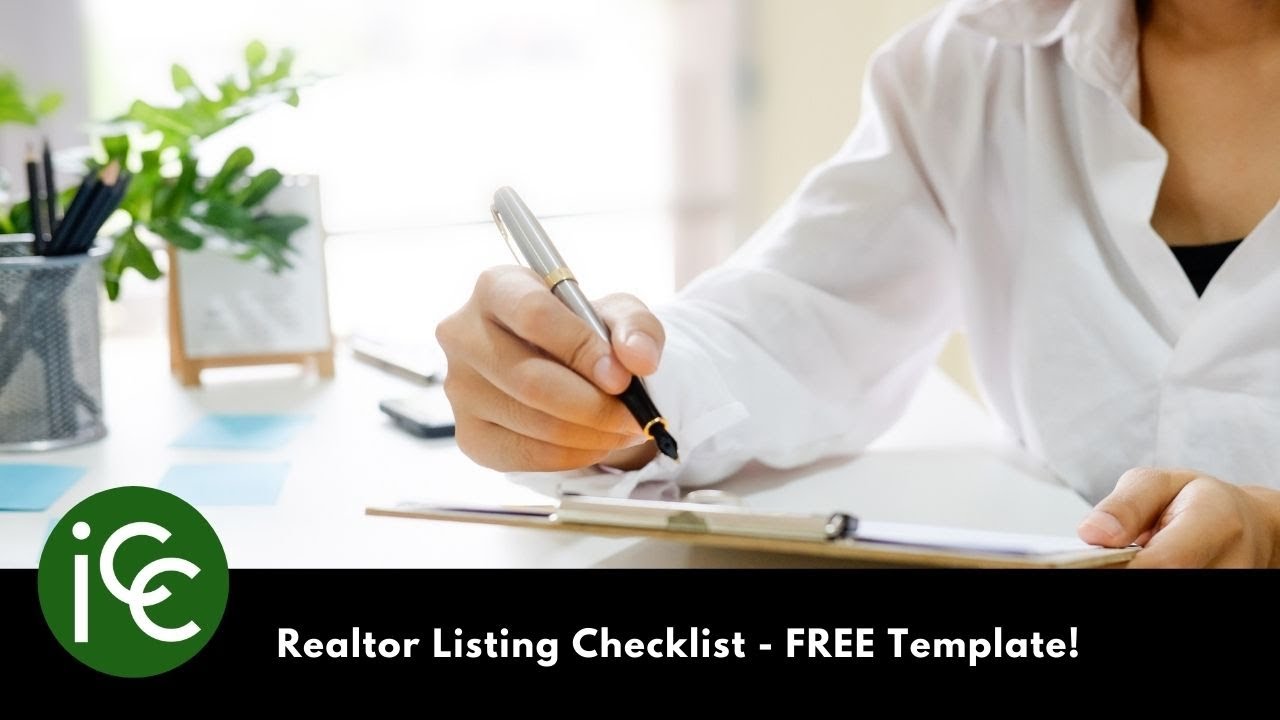 Realtor Listing Checklist - FREE Template!